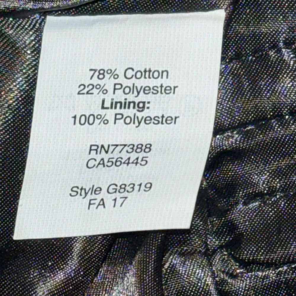 J.Crew Factory Sidewalk Skirt in Jacquard pattern black/white Woman's size 8